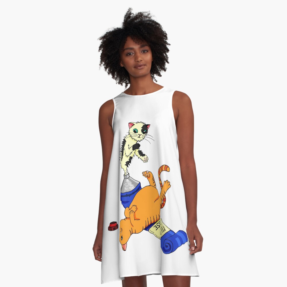 Artikel-Vorschau von A-Linien Kleid, designt und verkauft von Boxcats.