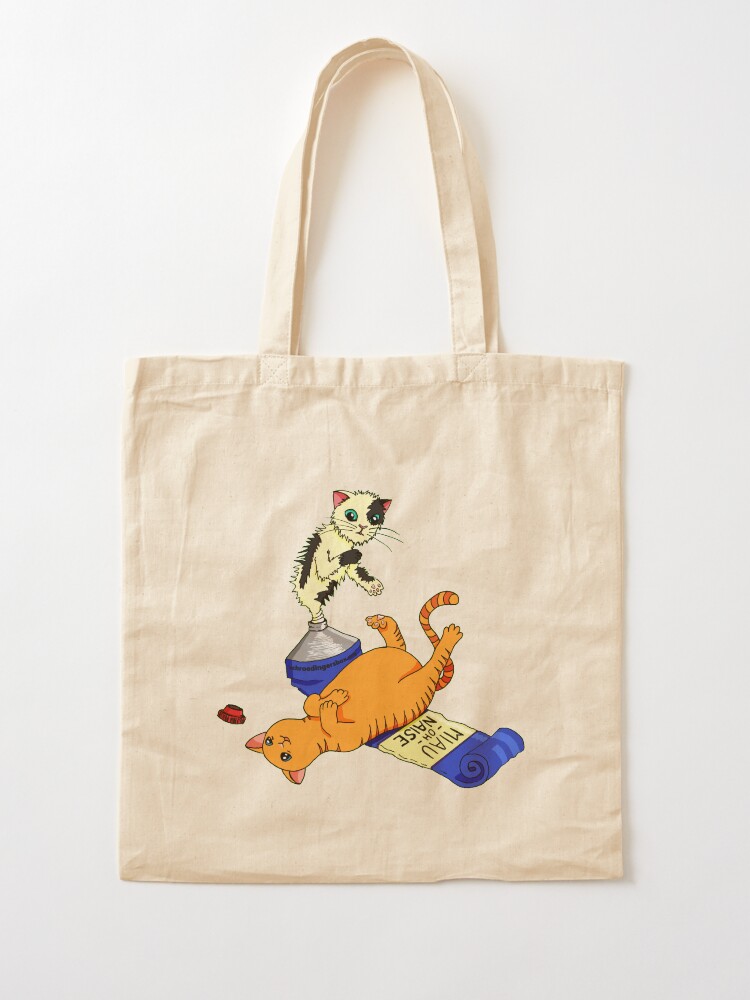 Thumbnail 2 von 5, Stofftasche, MIAU-OH-NAISE designt und verkauft von Boxcats.