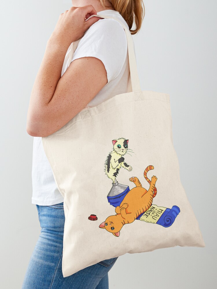 Thumbnail 1 von 5, Stofftasche, MIAU-OH-NAISE designt und verkauft von Boxcats.