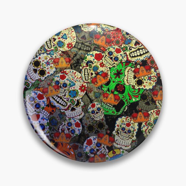 Item preview, Colorful Sugar Skulls designed and sold by creepyjoe.