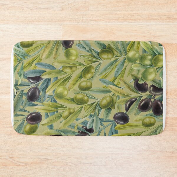 Item preview, Watercolor olive branches designed and sold by Ekaterina Glazkova.