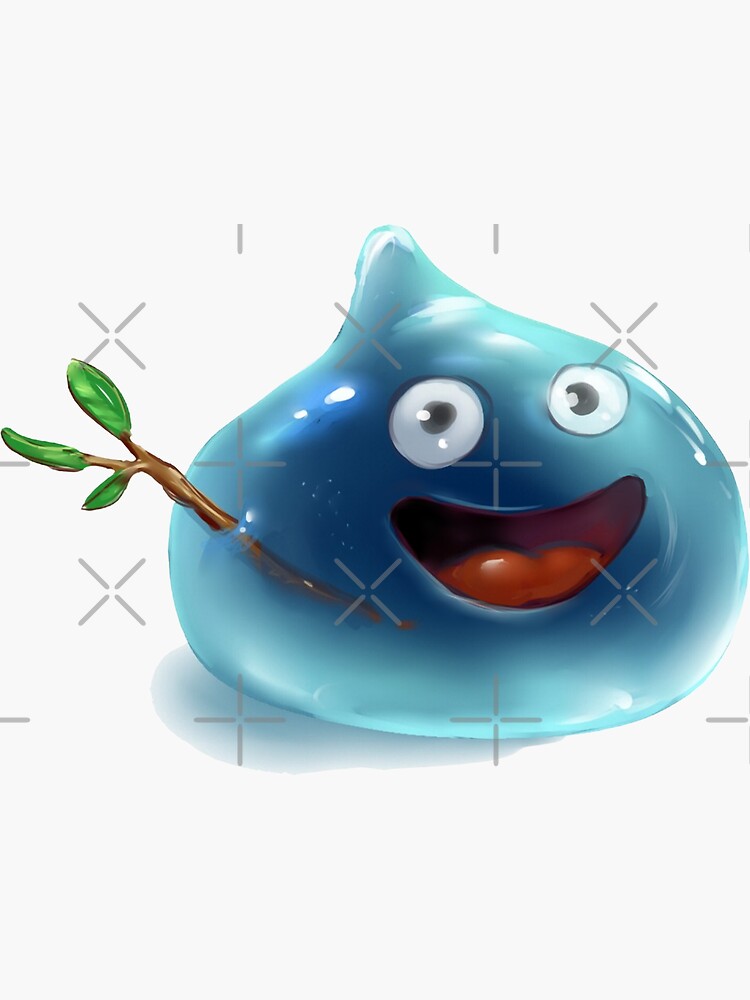 Dragon Quest Slime Sticker For Sale By Catifex Redbubble