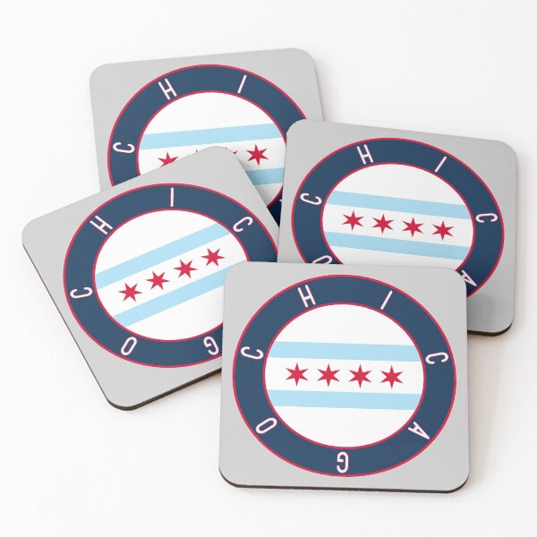 Item preview, Chicago Flag Decal designed and sold by Decal Mania.
