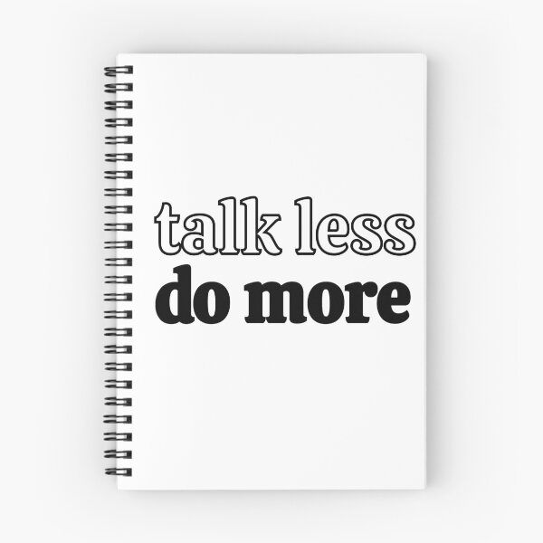 Item preview, Talk Less Do More Graphic Type Design Inspiratational designed and sold by the-pacific.