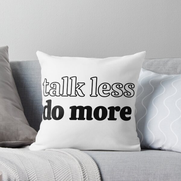 Item preview, Talk Less Do More Graphic Type Design Inspiratational designed and sold by the-pacific.