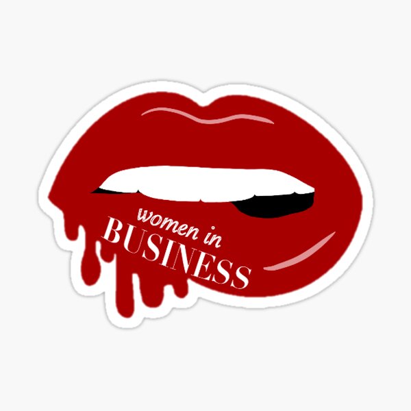 Women in Business Sticker