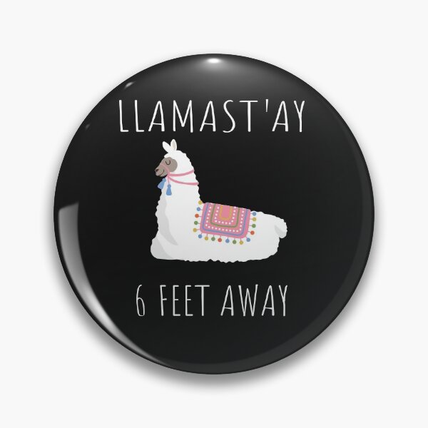Item preview, LLlamast'ay 6 Feet Away Yoga , Llama Social Distancing Gift, Sarcastic Quarantine Humour Quote Apparel designed and sold by Run to Creations.