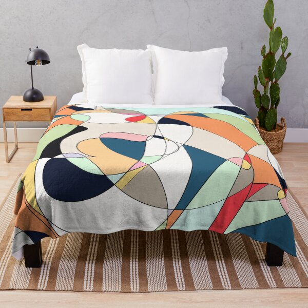 Item preview, Modern Colorful Abstract Line Art Design designed and sold by InovArtS.