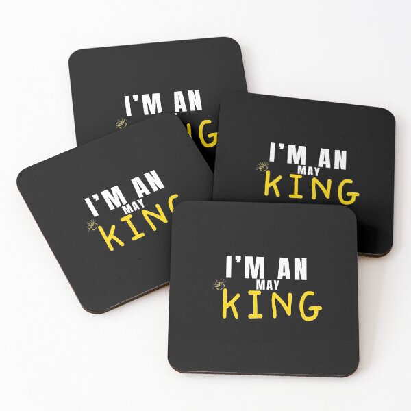 Item preview, BIRTHDAY T-SHIRT I'M AN MAY KING designed and sold by CYGIS STORE.