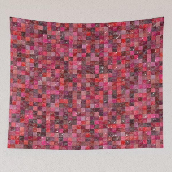 Item preview, Pink and Red Mosaic Pattern designed and sold by thesnowwhyte.