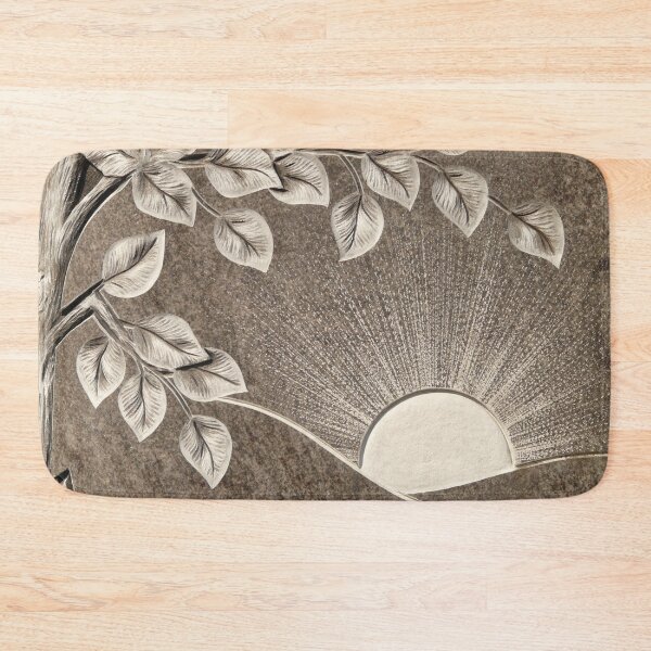 Item preview, Sun and Tree Carved Stone designed and sold by livianasgifts.