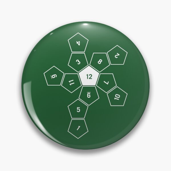 Item preview, Green Unrolled D12 designed and sold by clarkstpress.