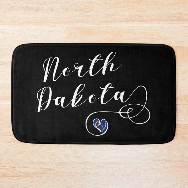Item preview, North Dakota State Flag Heart, I Love North Dakota designed and sold by Celticana.