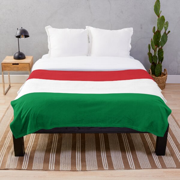Hungary flag Throw Blanket