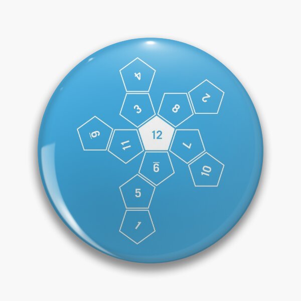 Item preview, Blue Unrolled D12 designed and sold by clarkstpress.