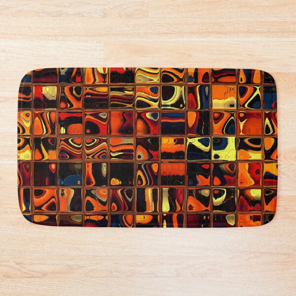 Item preview, Amber Glass | Abstract Mosaic Tiling designed and sold by Dator-Abstracts.