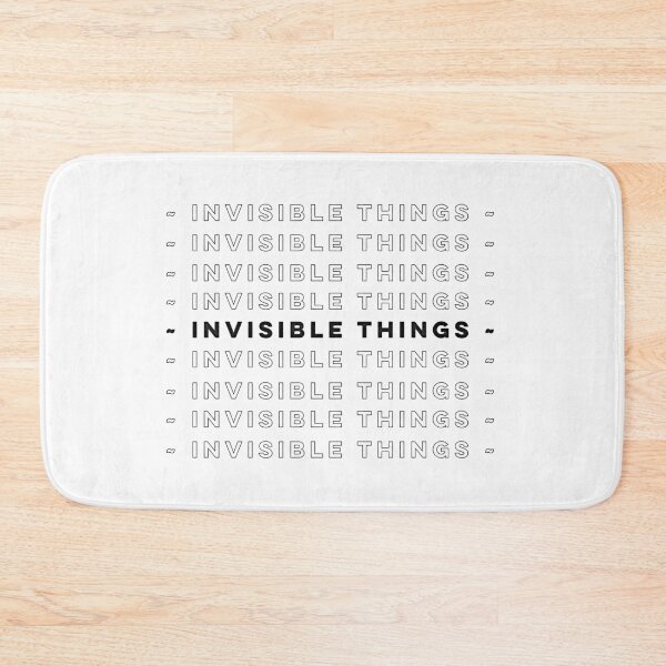 Item preview, Invisible Things (Black Logo) designed and sold by usernate.