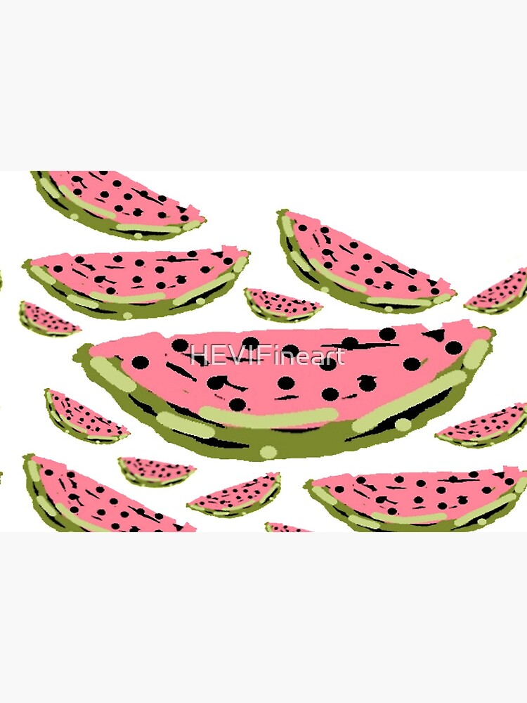 Watermelon Summer pattern by HEVIFineart