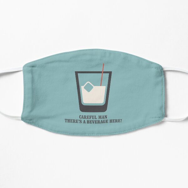 The Big Lebowski - White Russian - Careful Man, There's a Beverage Here! Mask
