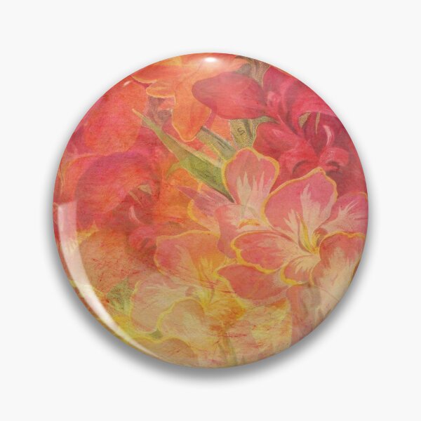 Item preview, Floral Pink Flowers Vintage Pattern Romantic Bouquet designed and sold by livianasgifts.