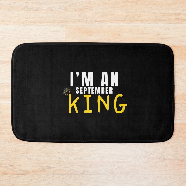 Item preview, BIRTHDAY T-SHIRT I'M AN SEPTEMBER KING designed and sold by CYGIS STORE.