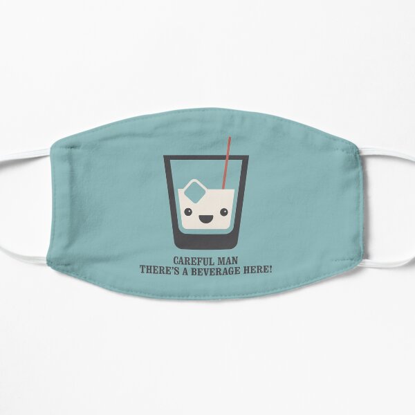 The Big Lebowski - White Russian - Careful Man, There's a Beverage Here! Mask