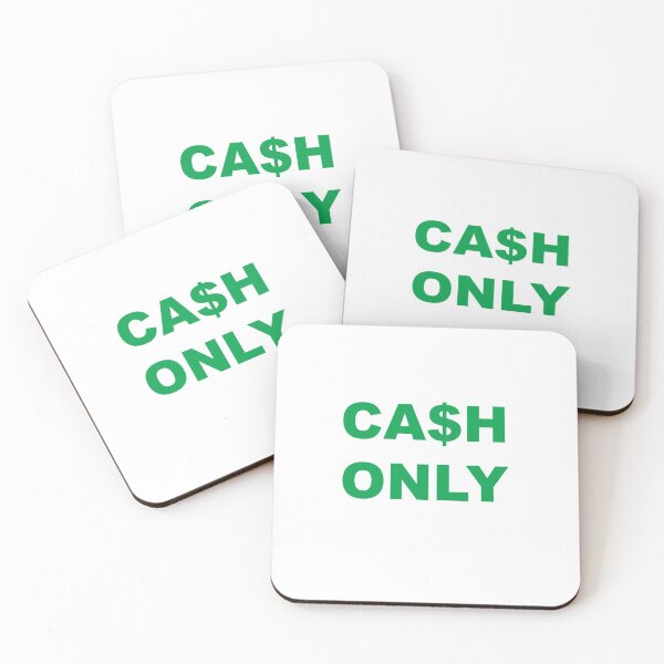 Item preview, Cash Only Funny Money Saying Quote designed and sold by funnytshirtemp.