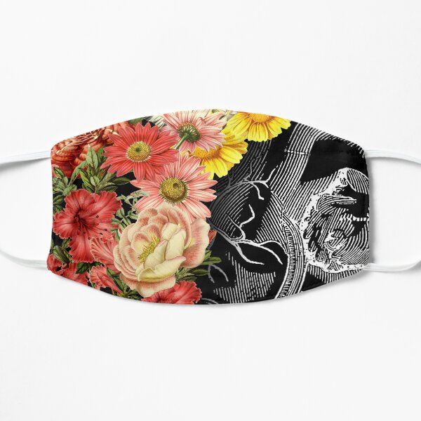 Flower Heart Spring Flat Mask