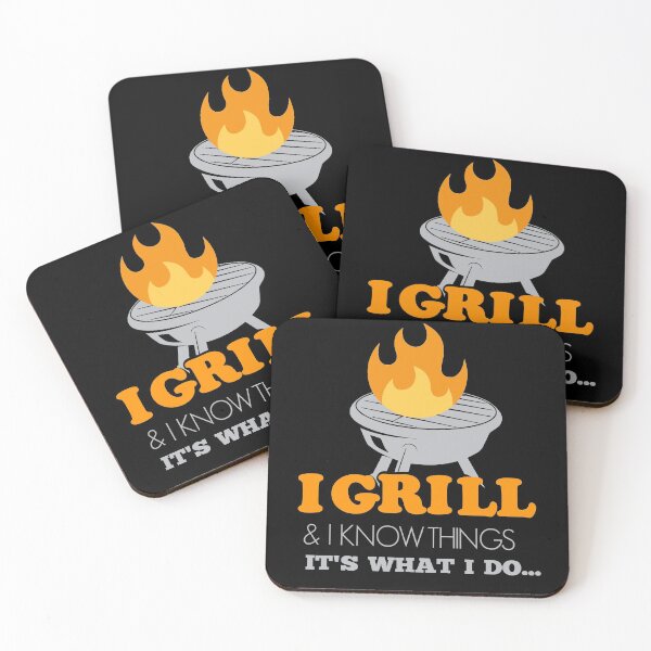 Item preview, I Grill and I Know Things BBQ designed and sold by AndApArt.