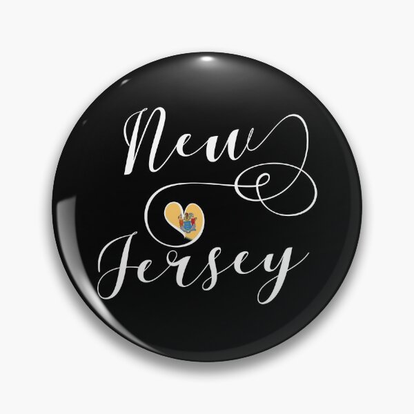 Item preview, New Jersey Flag Heart designed and sold by Celticana.