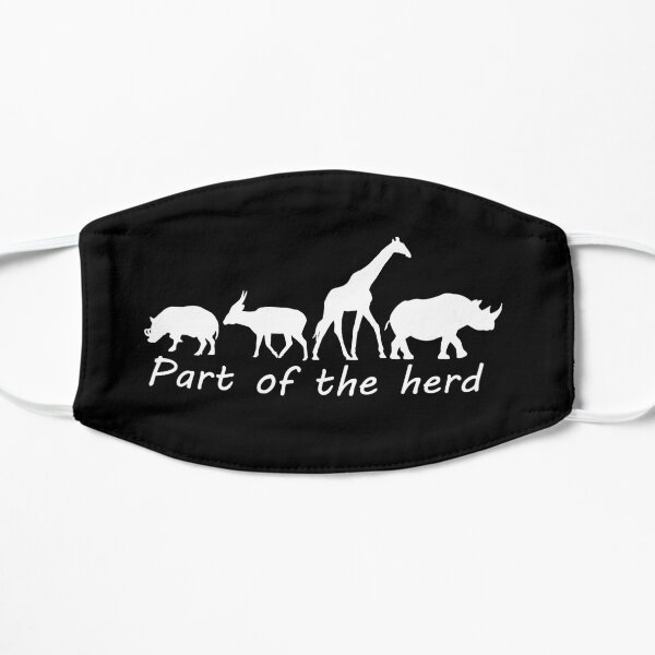 Part of the herd - v2 - Babirusa, Bongo, Giraffe & Rhino Flat Mask