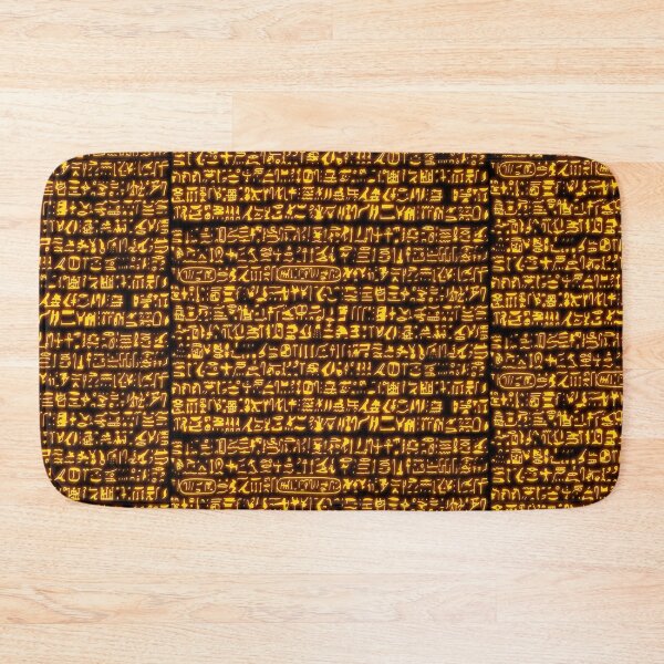 Item preview, Digital Glowing Hieroglyphics from Rosetta Stone designed and sold by dandouna321.