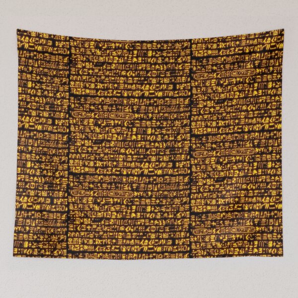 Item preview, Digital Glowing Hieroglyphics from Rosetta Stone designed and sold by dandouna321.