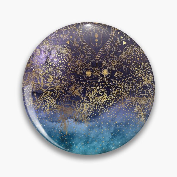 Item preview, Gold floral mandala and confetti image designed and sold by InovArtS.