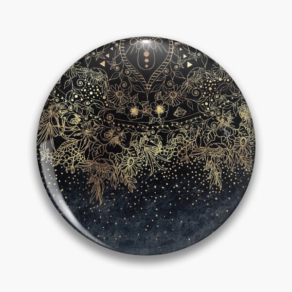 Item preview, Blue Gold Mandala Floral designed and sold by InovArtS.