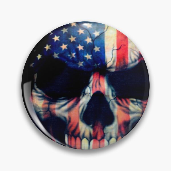 Item preview, Patriotic Skull designed and sold by Asiantiger247.