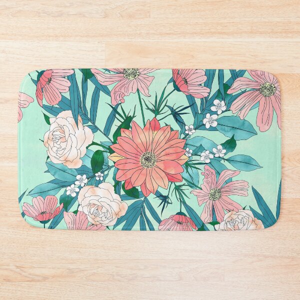 Item preview, Boho chic spring garden flowers illustration designed and sold by InovArtS.