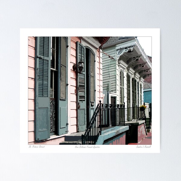 Item preview, St. Peter Street / French Quarter designed and sold by Sandra Russell.