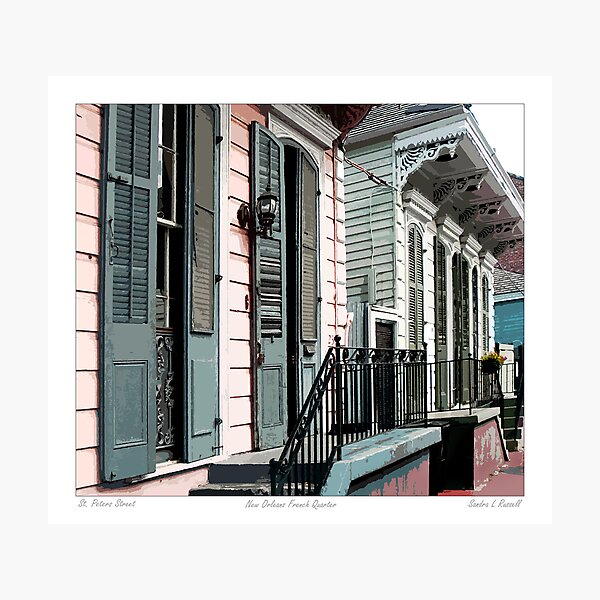 Artikelvorschau, St. Peter Street / French Quarter entworfen und verkauft von Sandra Russell.