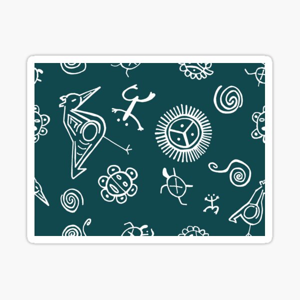 Taino Pattern Sticker