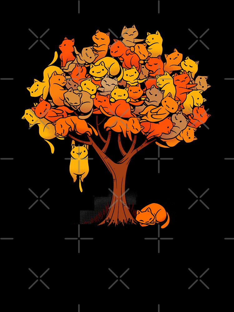 Thumbnail 2 of 2, Kids T-Shirt, Cat Tree by Tobe Fonseca designed and sold by tobiasfonseca.