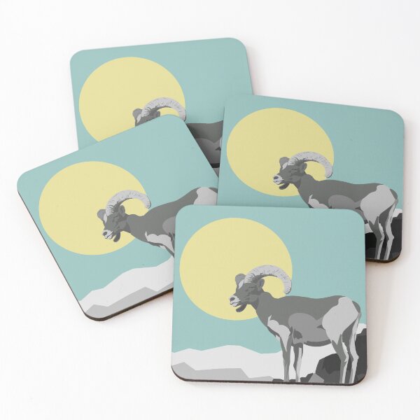 Item preview, Bighorn Sheep Vector Art designed and sold by WapitiStudios.