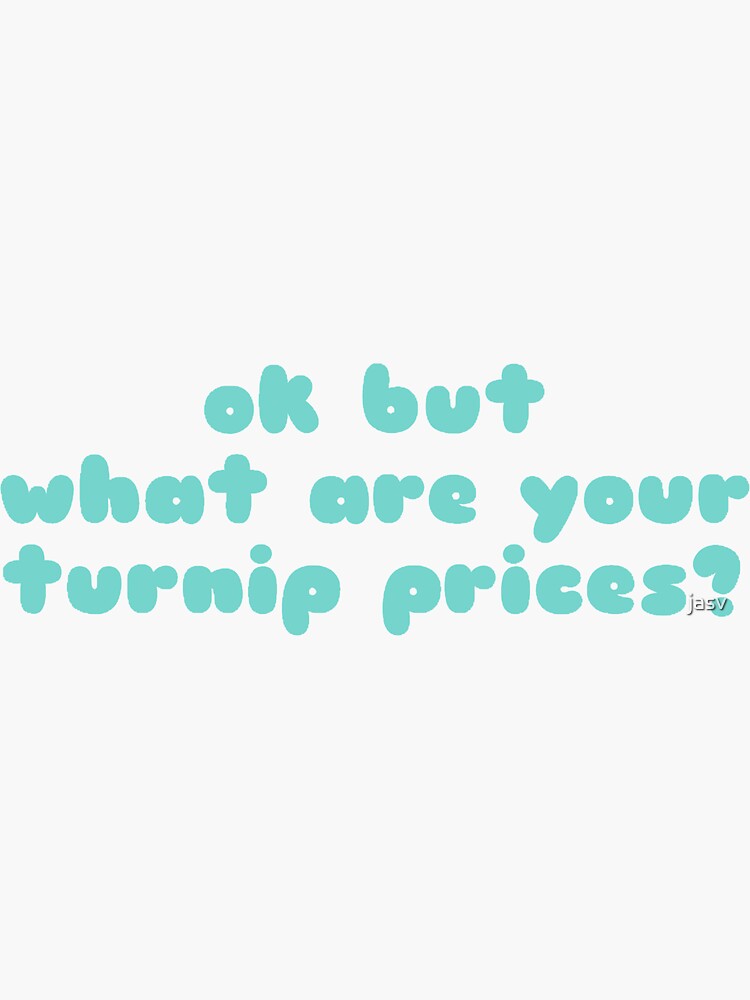 acnh: turnip prices - bubble by jasv