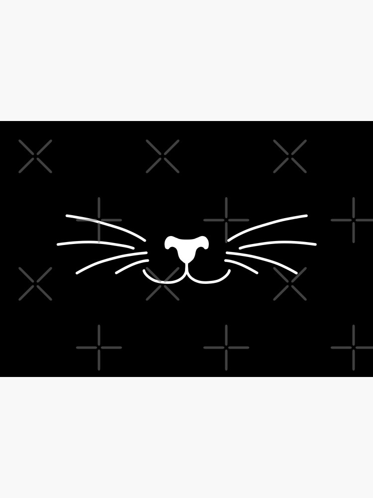 Cute cat Face Mask by trajeado14