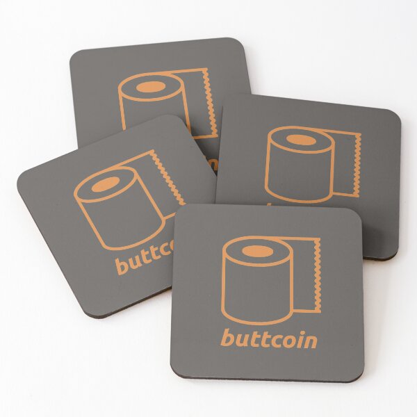 Item preview, Buttcoin Great Toilet Paper Shortage of 2020 designed and sold by PiscesVibes.