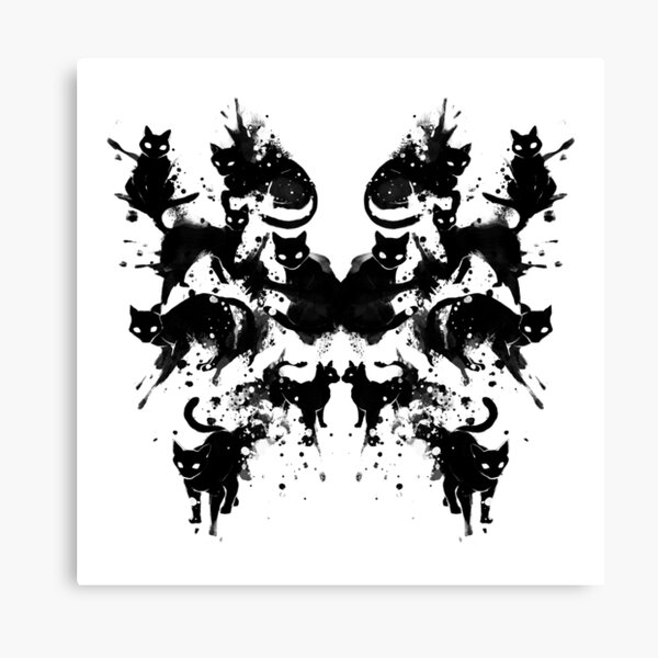 Item preview, Rorschach Test Cat’s On My Mind designed and sold by Tobe Fonseca®.