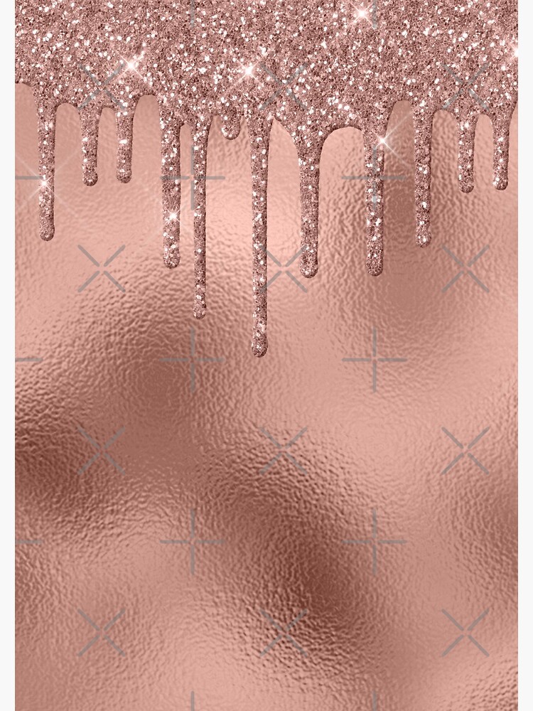 Dripping Dark Pink Glitter Digital Paper Stock Illustration