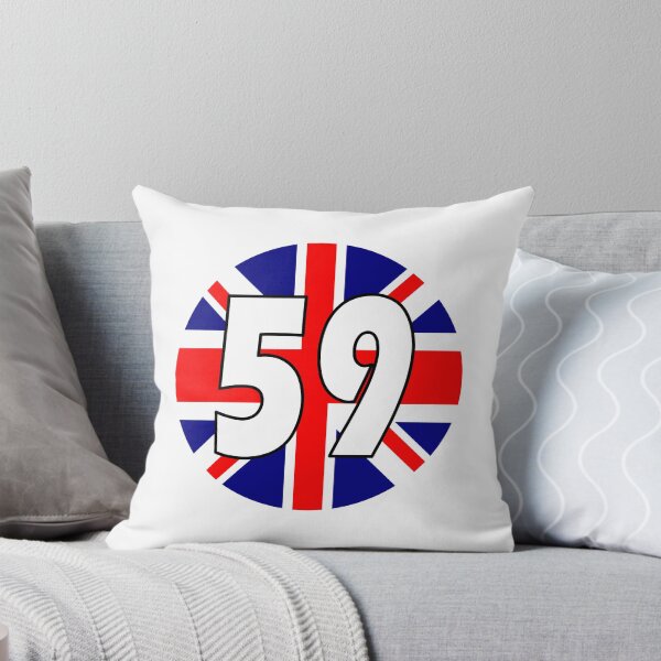Item preview, UK flag with number 59 - fifty nine designed and sold by AllShirts21.