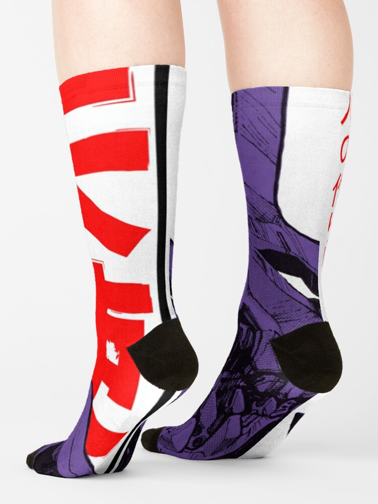 "Evangelion design 1" Socks by Evangelion-fan | Redbubble