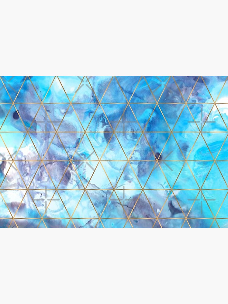 Geometric Pattern on Marble Background by esmclennon